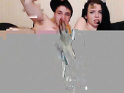 Adammeva страстно ебутся на боку