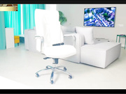 _Melomanka_стрим в черных бесшовных колготках-4