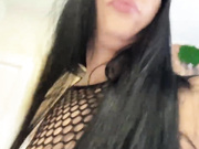 xLadySexxx - боди-сеточка + шикарный отсос дилдо