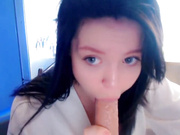 Kiska-Sofia минет с дилдо