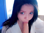 Kiska-Sofia минет с дилдо