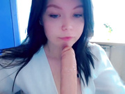 Kiska-Sofia минет с дилдо