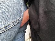 Жопа зрелой женщины поласкала мой член