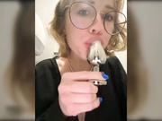 LiiBaby большую пробку в анал  в туалете ТЦ-2