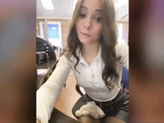 Valeriankaa дрочит в колготках на работе-1ч.