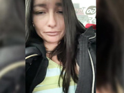 GAVKA  rub pussy in taxi