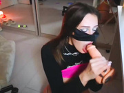 SinfulTyan страстный отсос члена