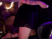 D_i_aM апскирт в прозрачном платье-2