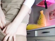 KARINA_MEOW анал темным дилдо-2