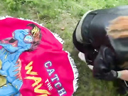 MarshmelloW анальчик на природе