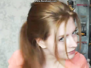 Красавица ashlelewis 2017-07-16 показывает письку