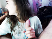 xsweety_angelsx  отсосательные работы брюнетки 2