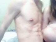 втроем перед вебкой