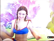 schoolgirl раздвинула попку