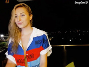 GessiStar (стриптиз на балконе отеля)