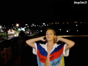 GessiStar (стриптиз на балконе отеля)